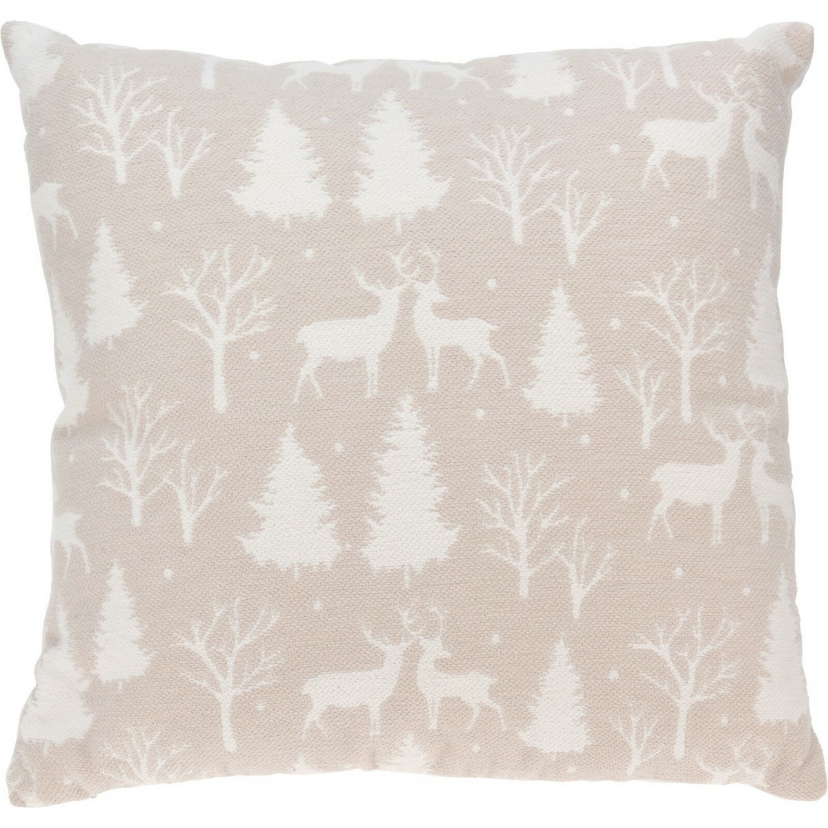 Vankúšik Deers and trees ružová