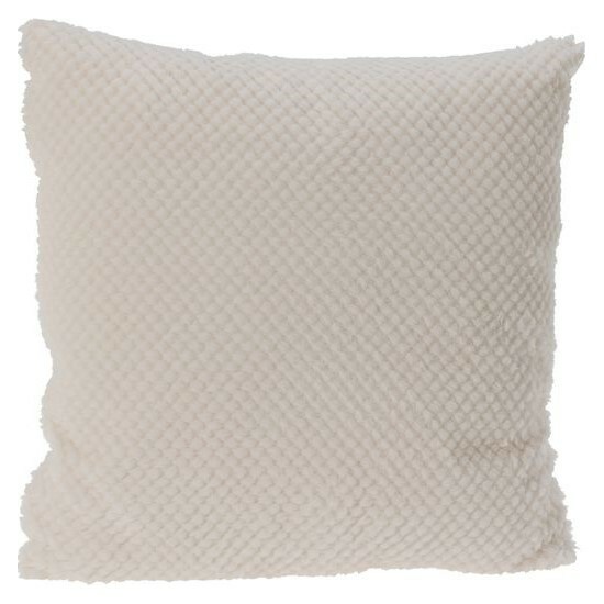 Vankúšik mäkký fleecový smotanová