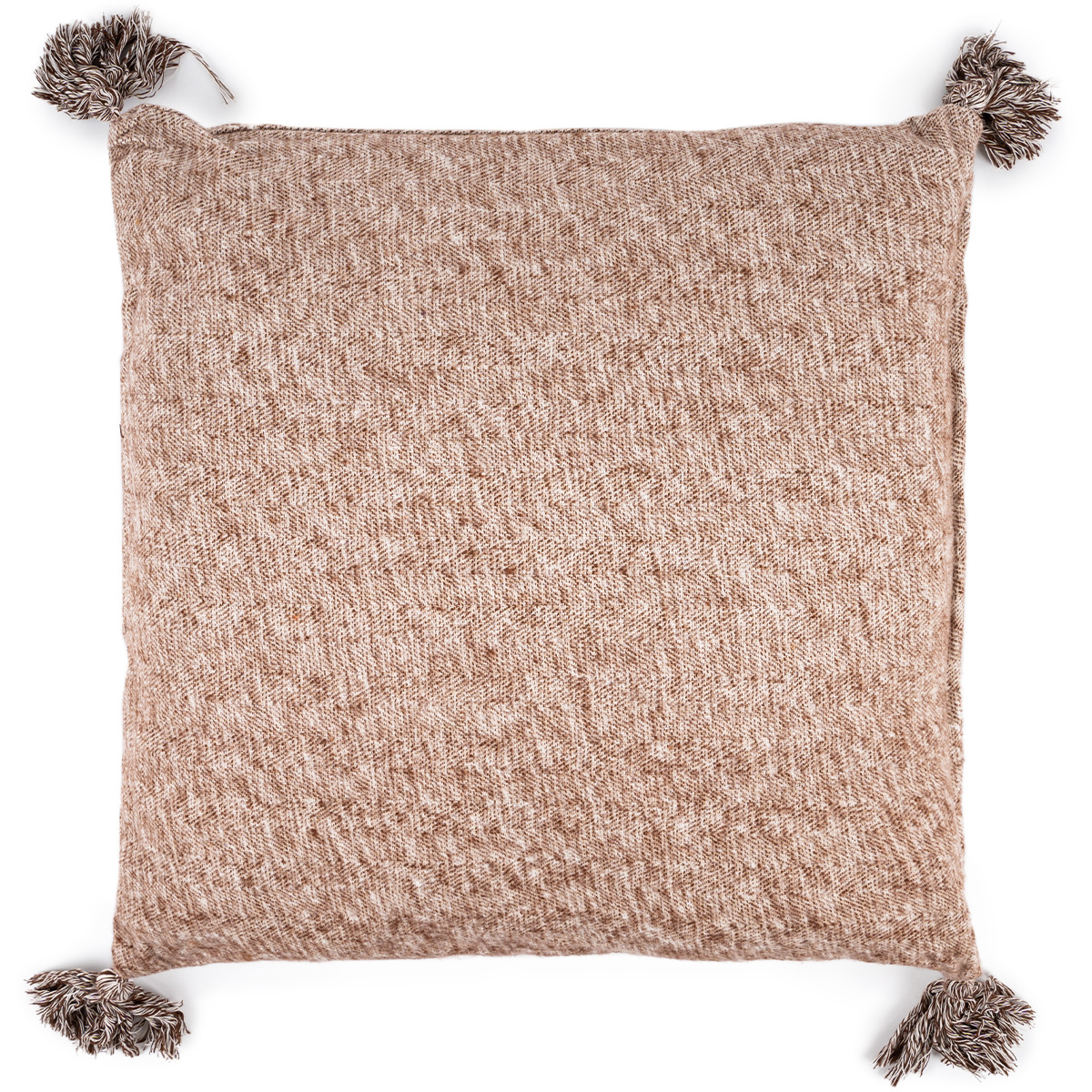 Vankúšik so strapcami hnedá