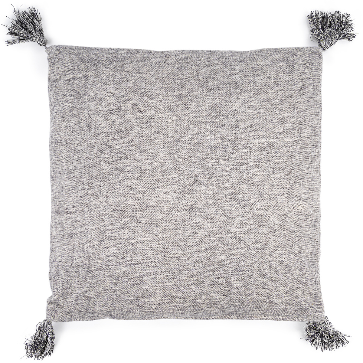 Vankúšik so strapcami sivá