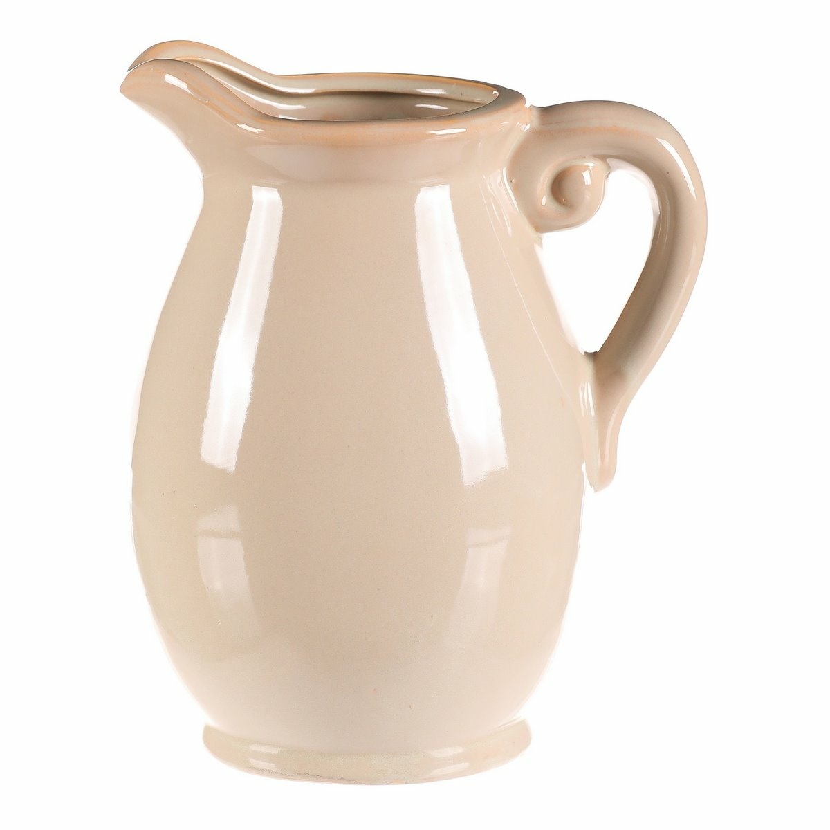 Váza/džbán krémová