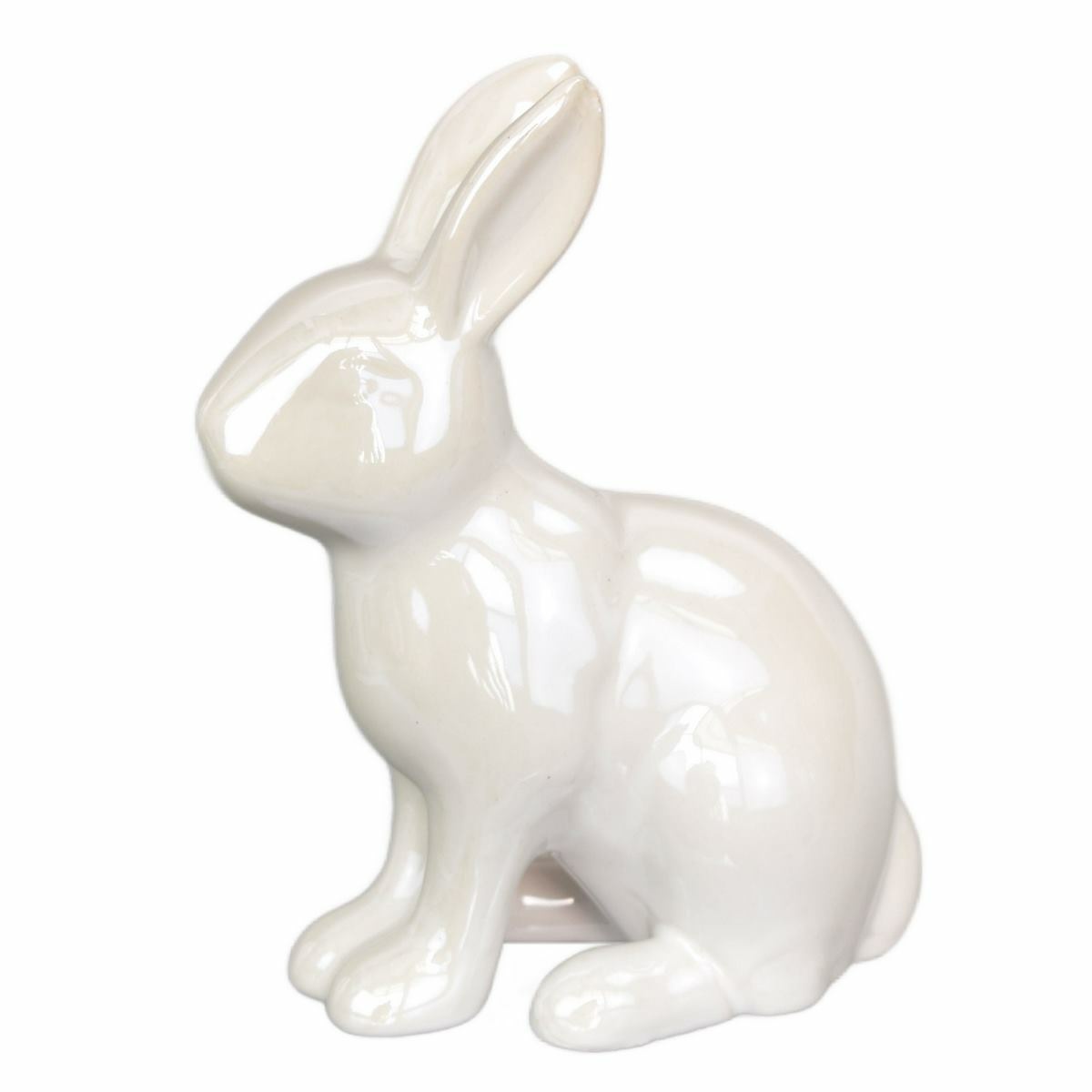Veľkonočná dekorácia Biely zajac Veľkonočná dekorácia Biely zajac