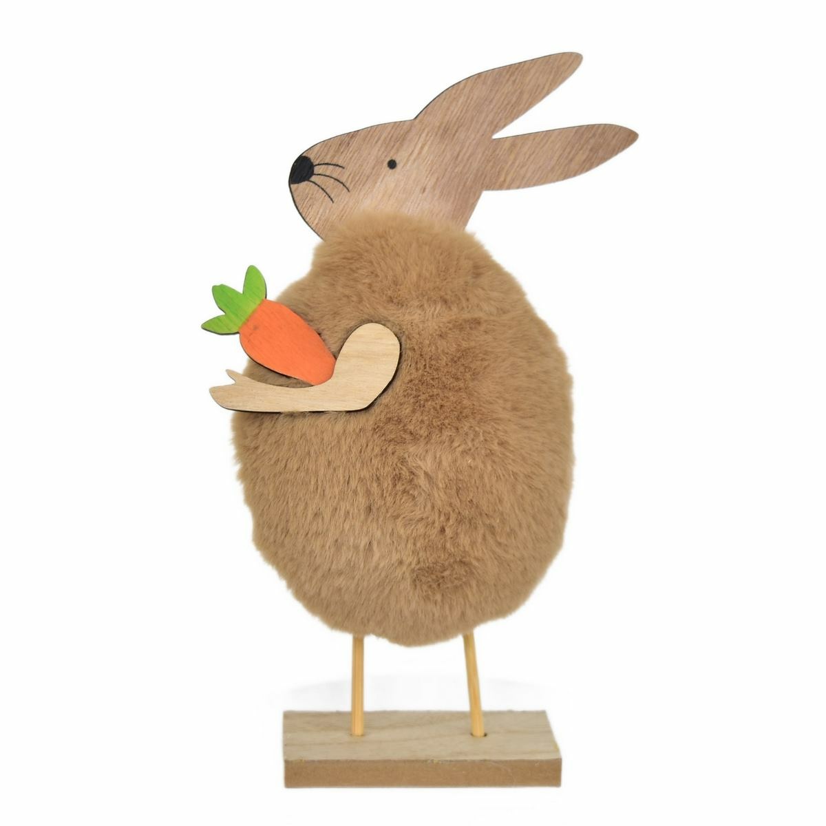 Veľkonočná dekorácia Plyšový zajačik Veľkonočná dekorácia Plyšový zajačik