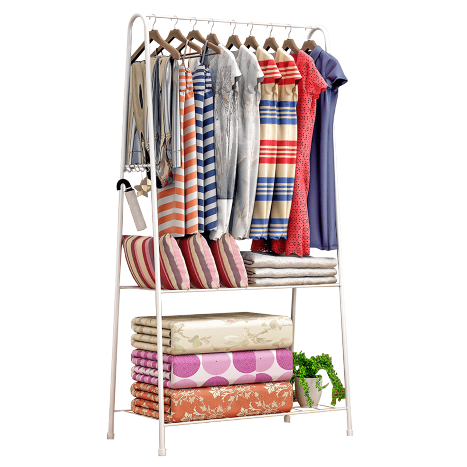 Kondela BELINDA biela vešiak na oblečenie Kondela BELINDA biela vešiak na oblečenie