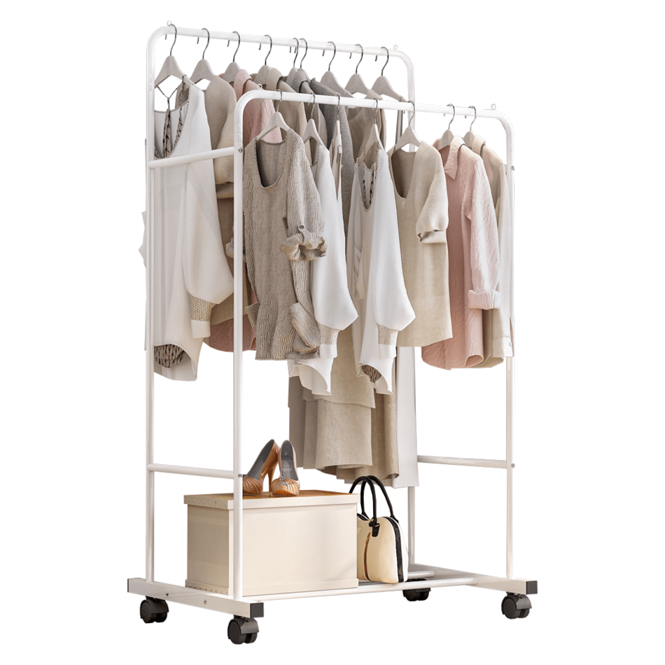 Kondela Iliana biely vešiak na oblečenie Kondela Iliana biely vešiak na oblečenie