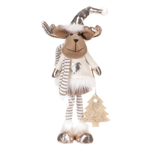 Vianočná dekorácia Stojaci sob Gatsby