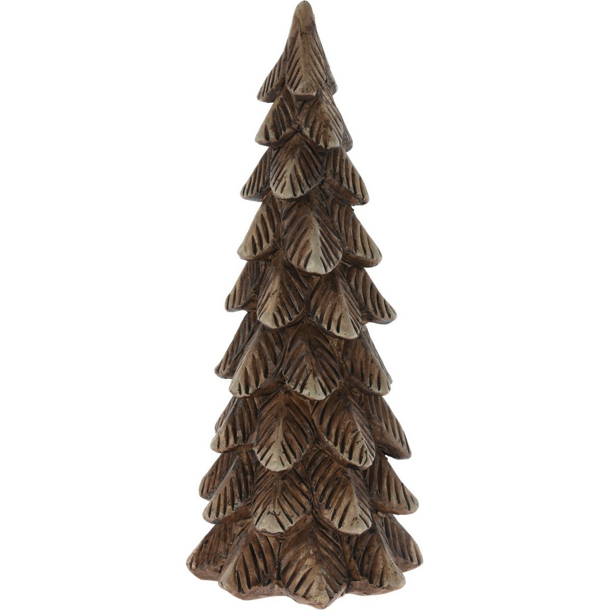 Vianočná dekorácia stromček Evergreen hnedá