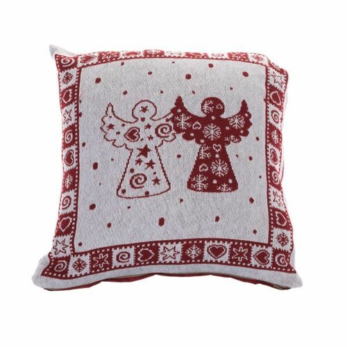 Vianočná obliečka na vankúš Anjeli