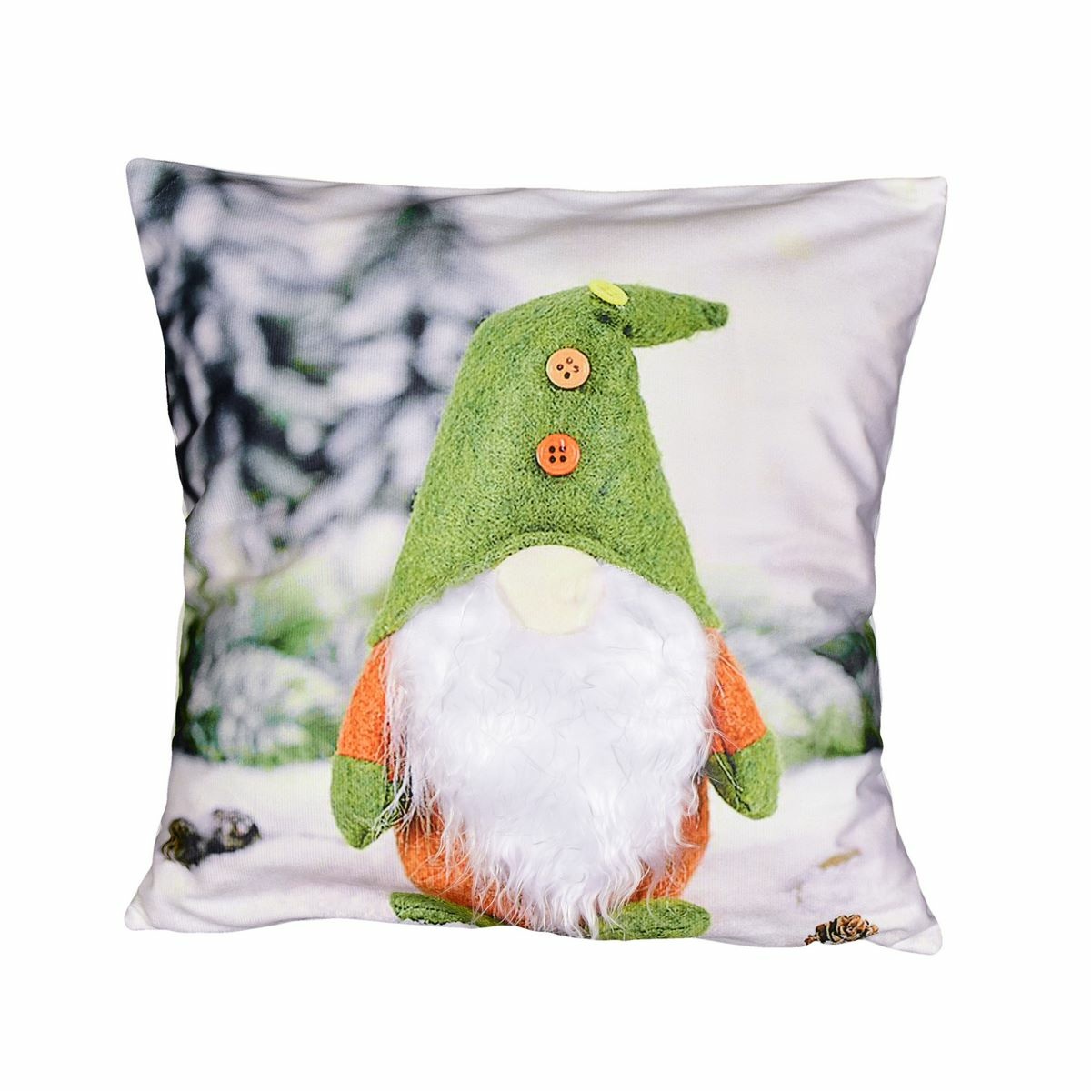 Forbyt Vianočn obliečka na vankúšik 3D Škriatok zelená Forbyt Vianočn obliečka na vankúšik 3D Škriatok zelená