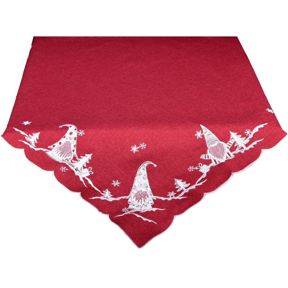 Forbyt Vianočný obrus Škriatkovia červená Forbyt Vianočný obrus Škriatkovia červená