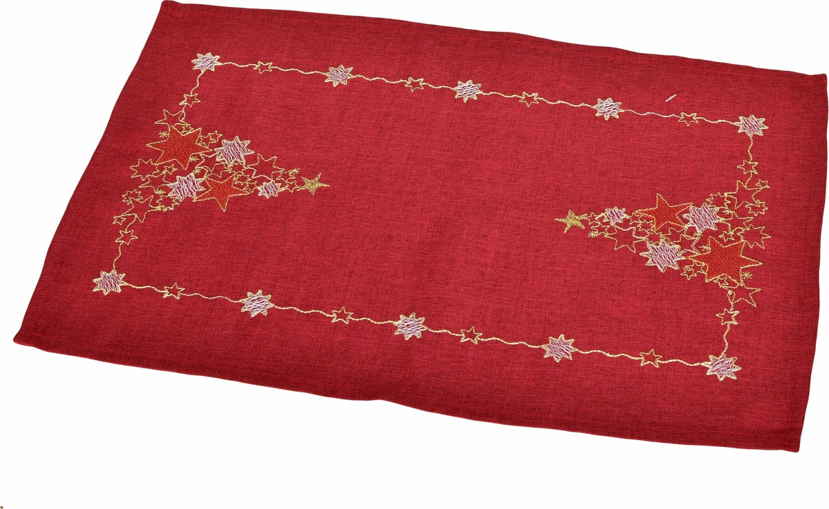 Forbyt Vianočný obrus Stromček červená