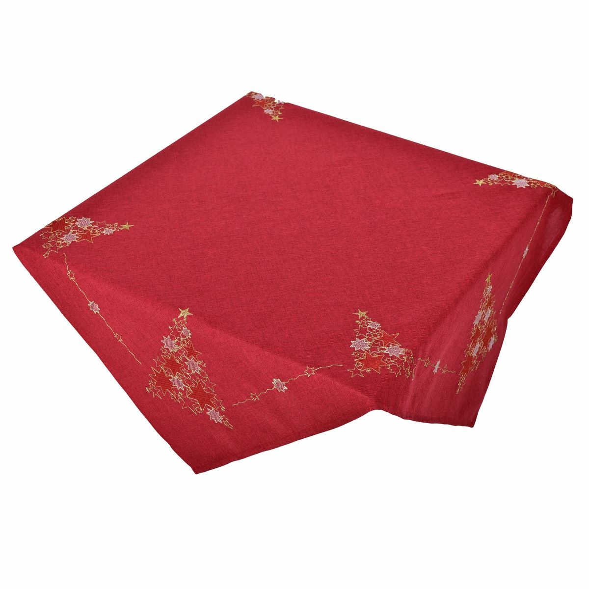 Forbyt Vianočný obrus Stromček červená