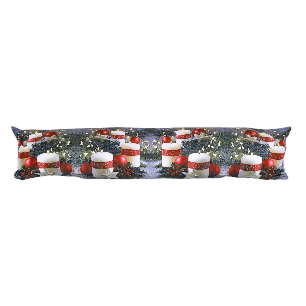 Forbyt Vianočný okenný valec Sviečka červená