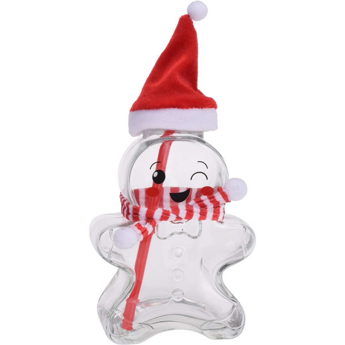 Vianočný pohár so slamkou Pán Perníček