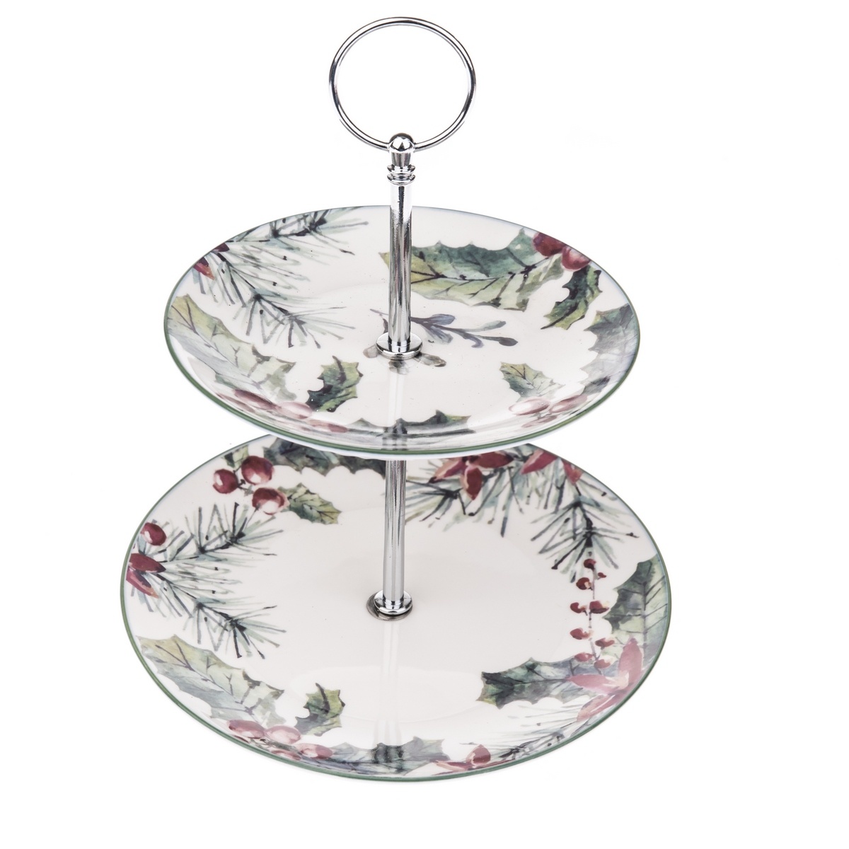 Vianočný porcelánový etažér Needles Vianočný porcelánový etažér Needles