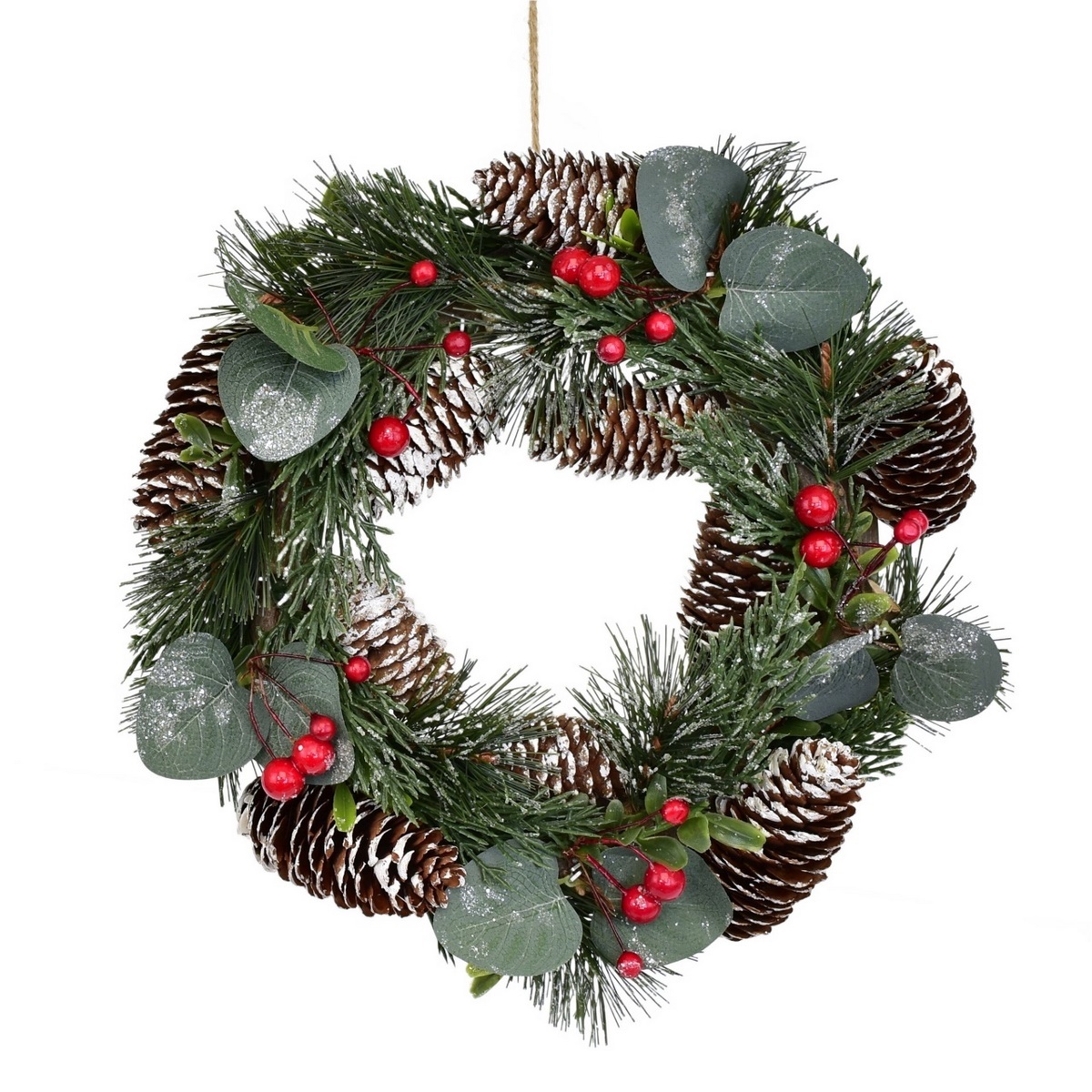 Vianočný zdobený veniec Milano