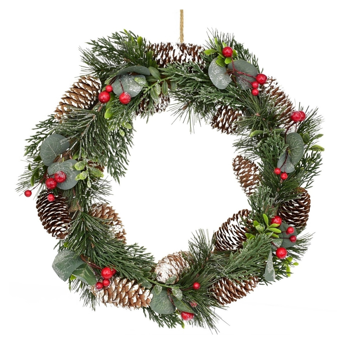 Vianočný zdobený veniec Milano