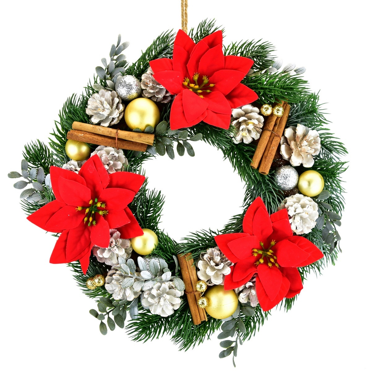 Vianočný zdobený veniec Panama