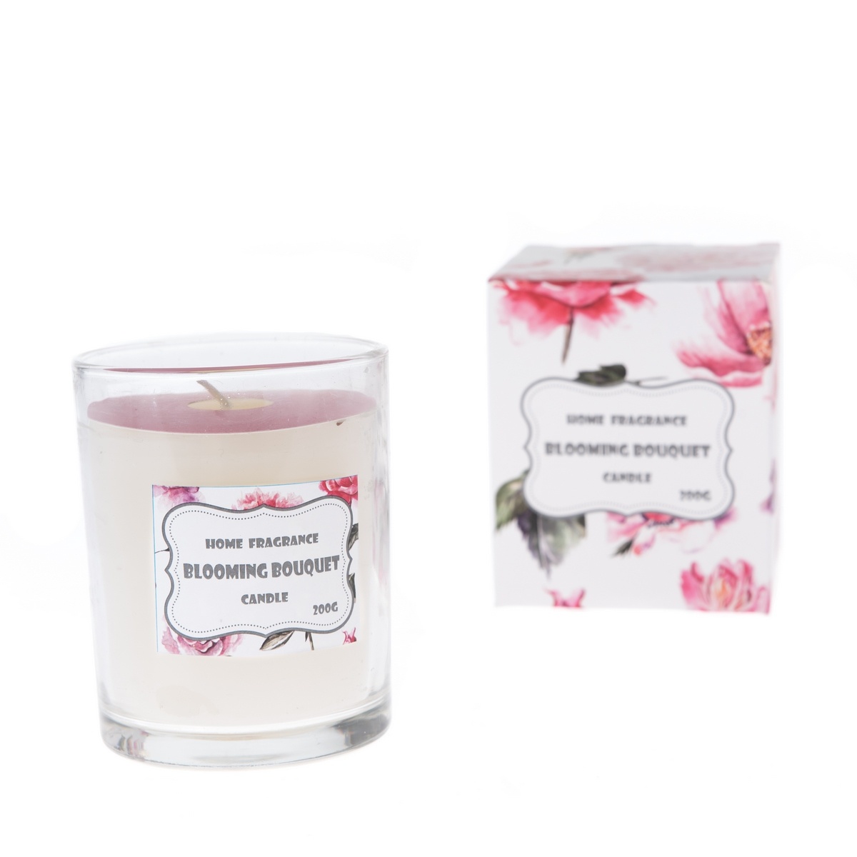 Vonná sviečka Rozkvitnutá kytica Vonná sviečka Rozkvitnutá kytica