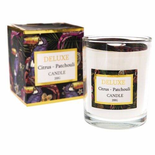Vonná sviečka v skle DELUXE Vonná sviečka v skle DELUXE