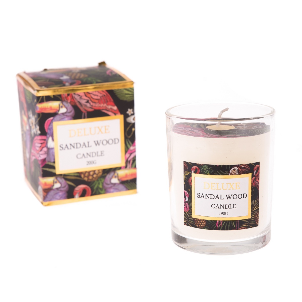 Vonná sviečka v skle DELUXE Vonná sviečka v skle DELUXE