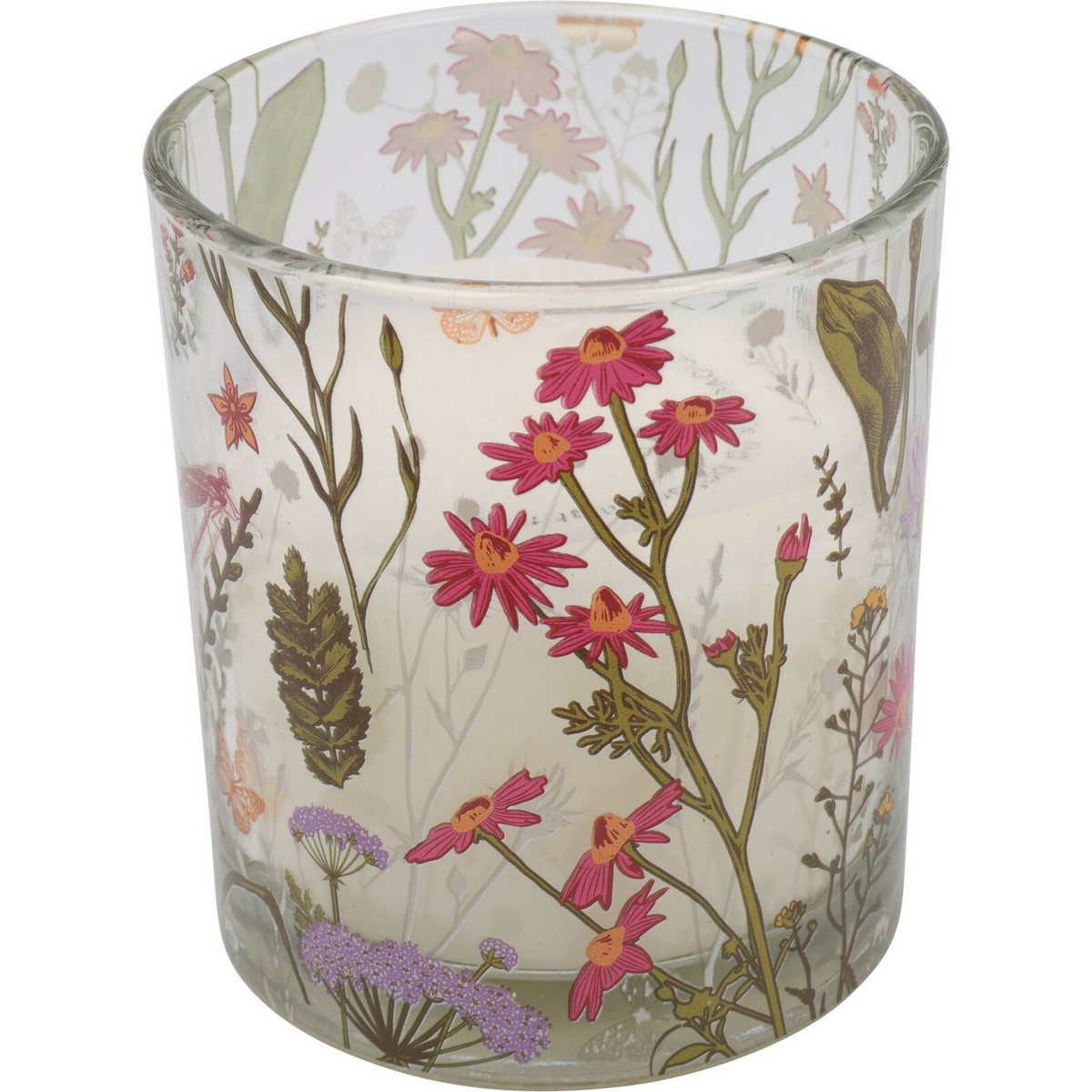 Vonná sviečka v skle s vôňou bavlna Vonná sviečka v skle s vôňou bavlna