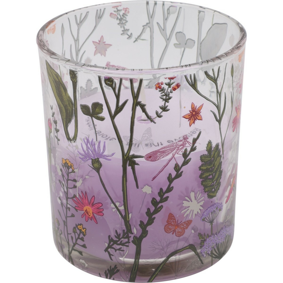 Vonná sviečka v skle s vôňou levandule Vonná sviečka v skle s vôňou levandule