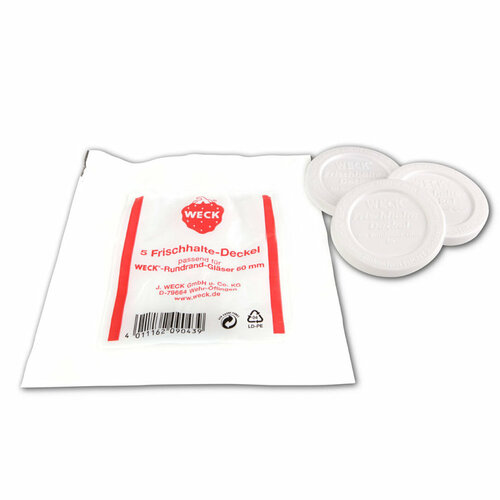 Weck 5-dielna sada tesniacich viečok Weck 5-dielna sada tesniacich viečok