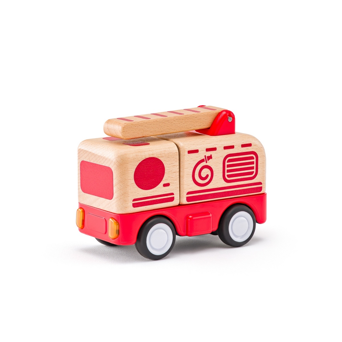 Woody Auto hasič so zvukmi a svetlom Woody Auto hasič so zvukmi a svetlom