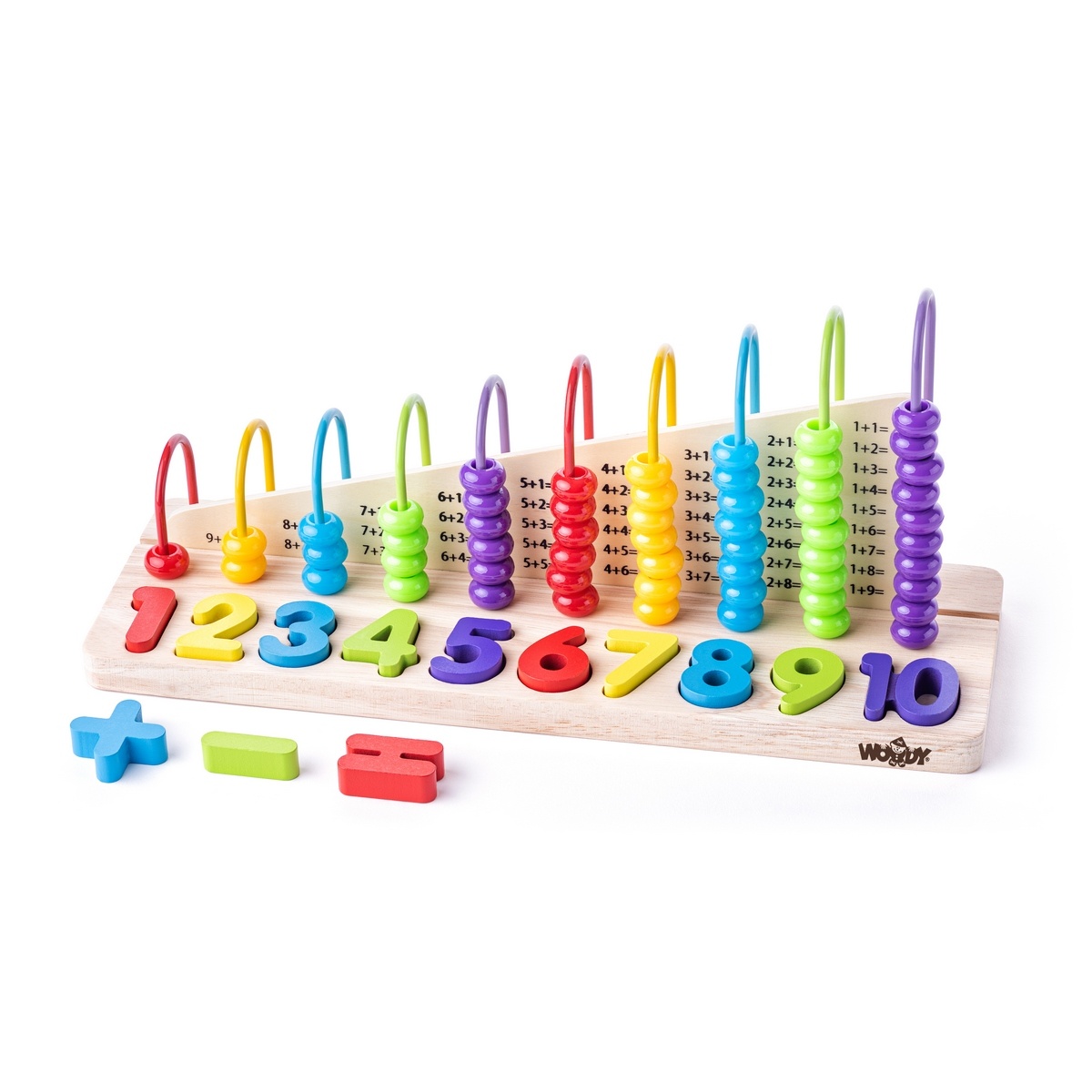 Woody Preklápacie počítadlo s príkladmi Woody Preklápacie počítadlo s príkladmi