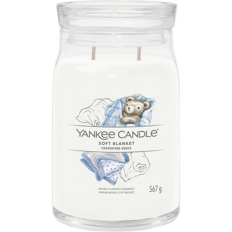 Yankee Candle Signature Soft Blanket Veľká vonnásviečka Yankee Candle Signature Soft Blanket Veľká vonnásviečka