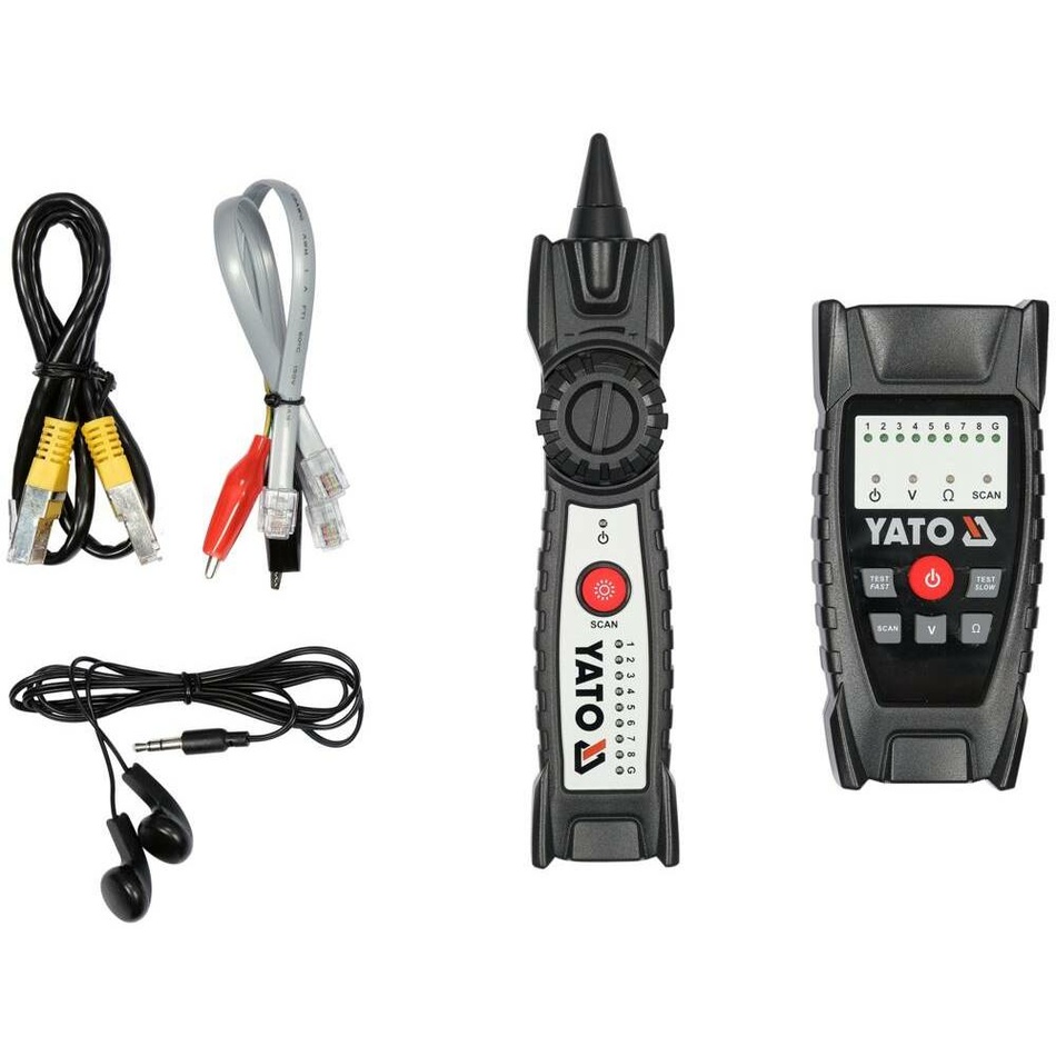 Yato YT-73137 detektor a tester sieťových káblov