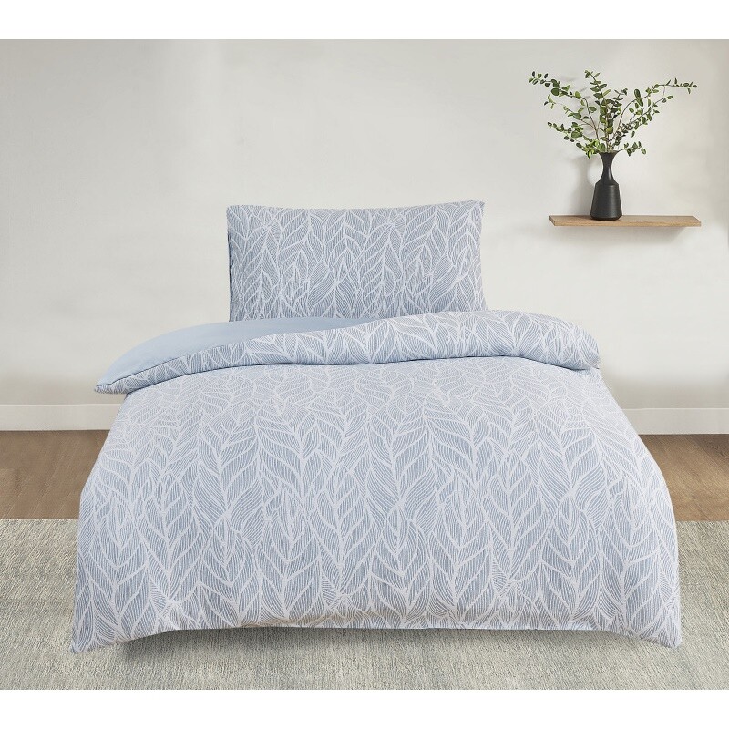 Žakárové povlečení Alabama modrá Žakárové povlečení Alabama modrá