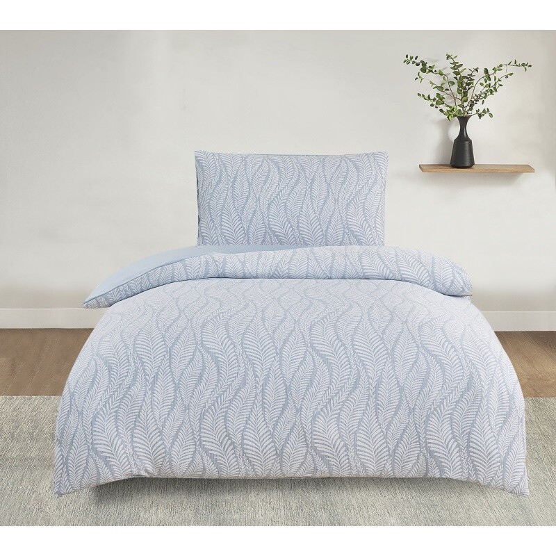 Žakárové povlečení Alabama modrá Žakárové povlečení Alabama modrá