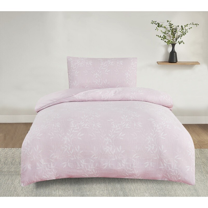 Žakárové povlečení Alabama růžová Žakárové povlečení Alabama růžová