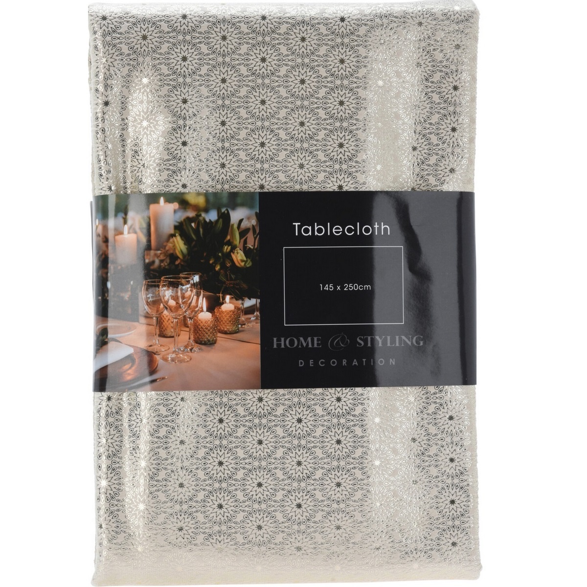 Zamatový obrus svetlosivá