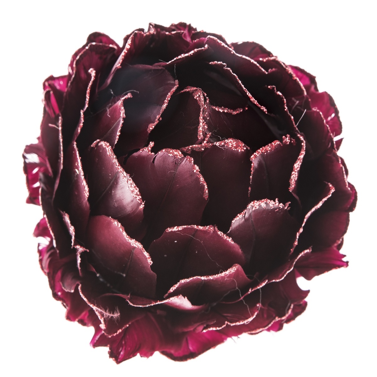 Závesná kvetina bordó