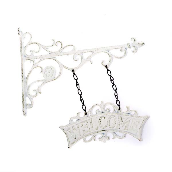 Závesný liatinový nápis Welcome 27 Závesný liatinový nápis Welcome 27