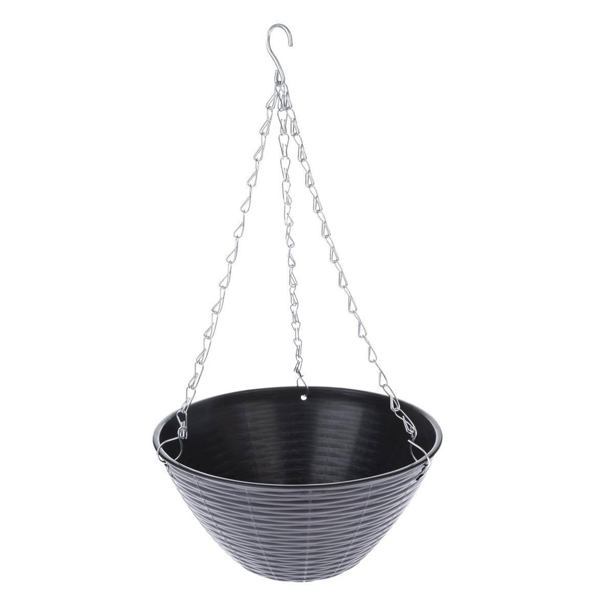 Závesný obal na kvetináč Mimbre sivá