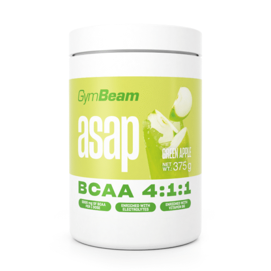 GymBeam ASAP BCAA 375 g zelené jablko