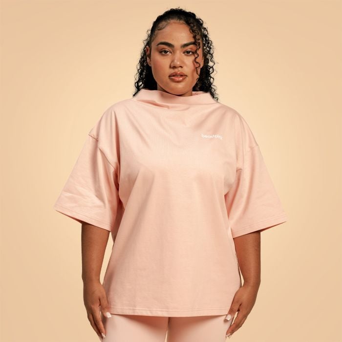 BeastPink Dámske tričko Oversized Bliss Pink SS BeastPink Dámske tričko Oversized Bliss Pink SS