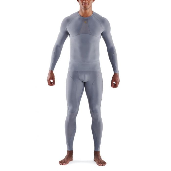 SKINS Kompresné tričko Long Sleeve Series-5 Grey  XL