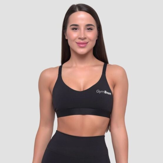 GymBeam Športová podprsenka String Essence Black  M