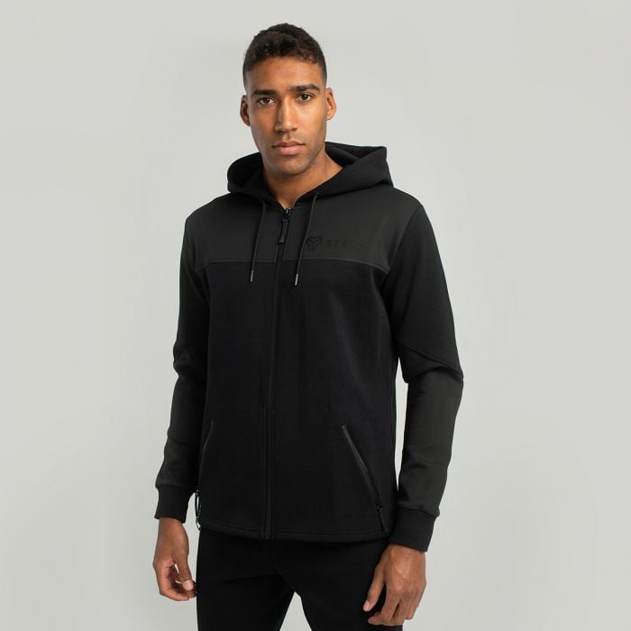 STRIX Mikina Essential Zip Up Hoodie black  XXXL STRIX Mikina Essential Zip Up Hoodie black  XXXL