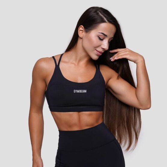 GymBeam Športová podprsenka FIT Black  XXLXXL