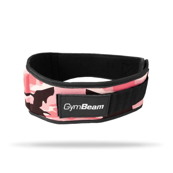 GymBeam Dámsky fitness opasok Pink Camo  L GymBeam Dámsky fitness opasok Pink Camo  L