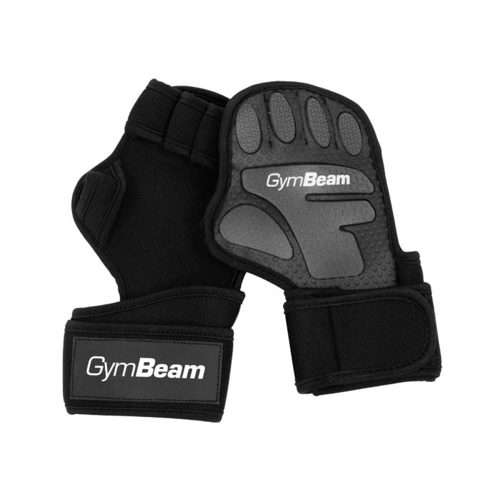 GymBeam Fitness rukavice Heavy Grip Black  L/XL GymBeam Fitness rukavice Heavy Grip Black  L/XL