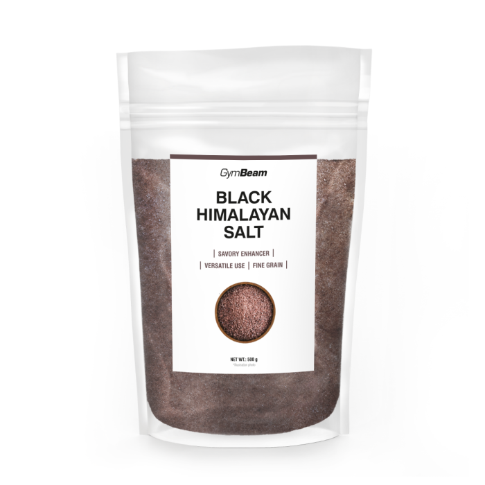 GymBeam Čierna Himalájska soľ - jemná 20 x 500 g