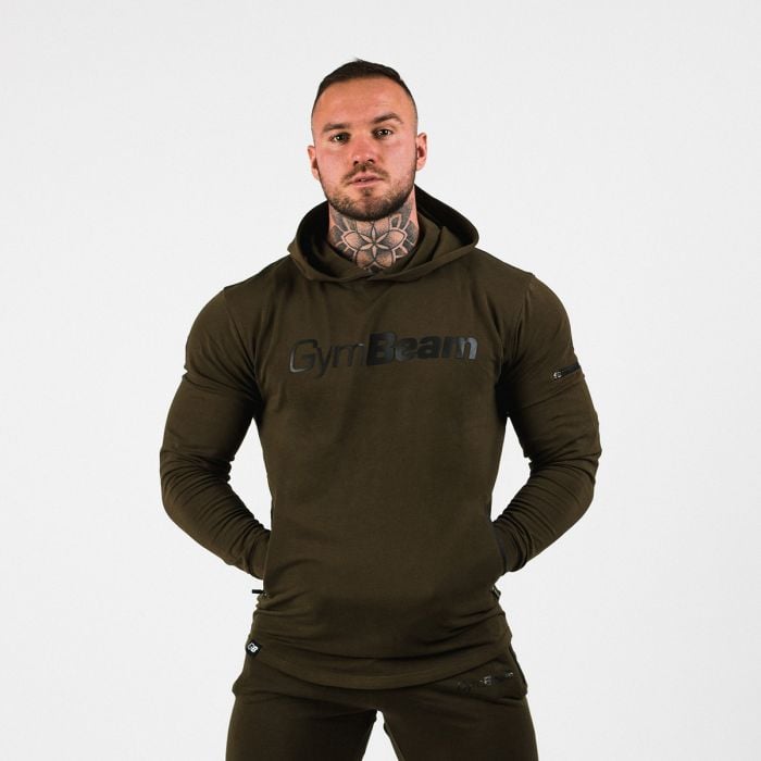 Mikina Urban Military Green - GymBeam M Mikina Urban Military Green - GymBeam M