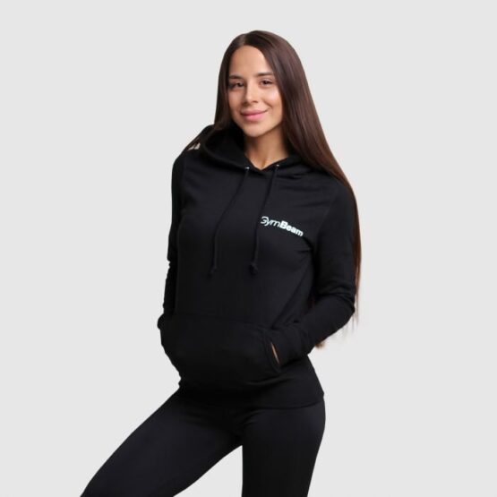 GymBeam Dámska mikina PRO Hoodie Black  SS